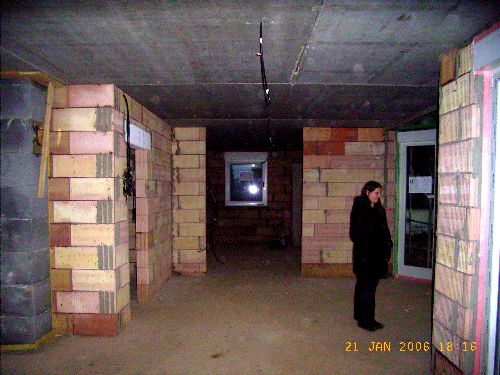 Wohnzimmer, in Richtung K�che