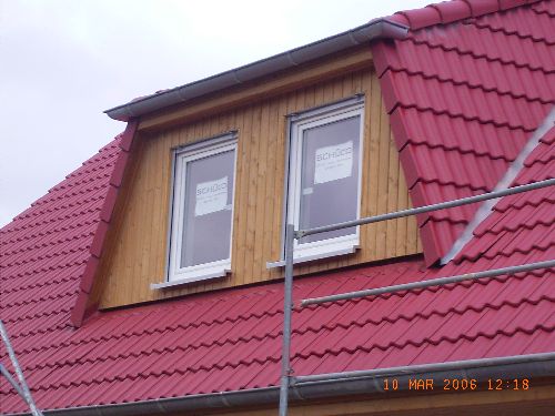 Dachgaube verkleidet